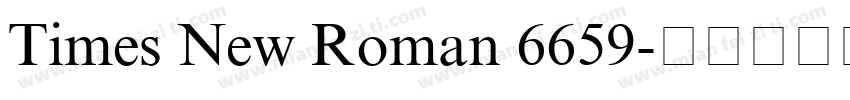 Times New Roman 6659字体转换